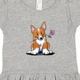 thumbnail image 4 of Inktastic Flower Corgi Girls Toddler Dress, 4 of 5
