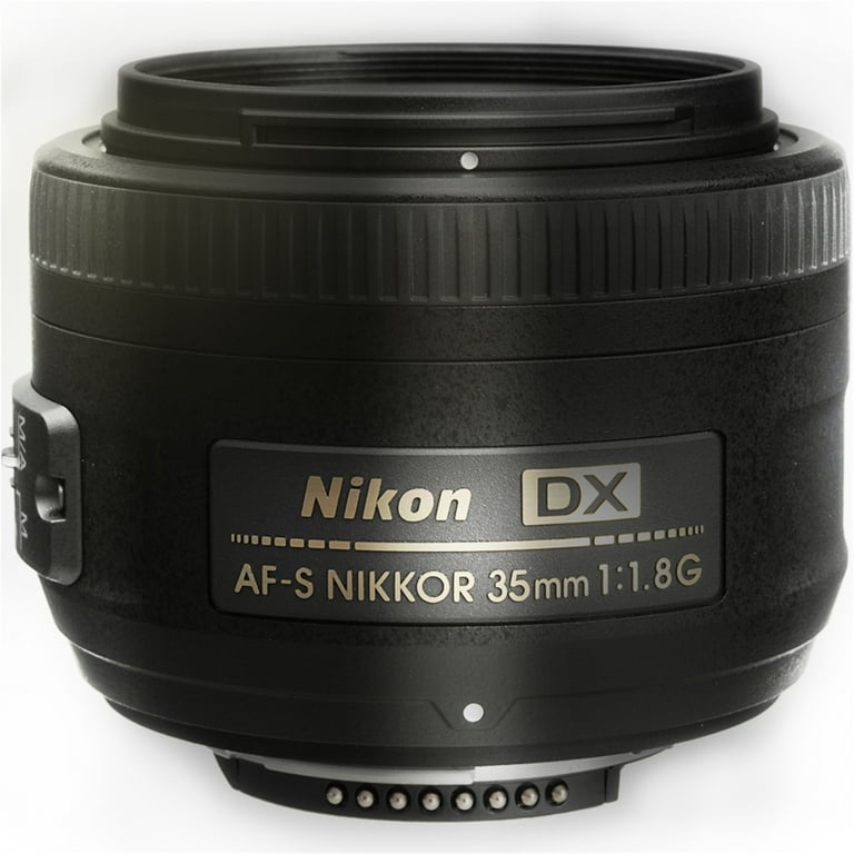 Nikon Camera AF-S DX NIKKOR 35mm f/1.8G Lens with 52mm Accessory