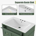 thumbnail image 5 of 30" Bathroom Vanity Cabinet with Top Sink, Modern Bathroom Storage Cabinet with Soft Closing Door 2 Drawers 1 Tip-out Drawer, 5 of 8