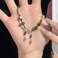thumbnail image 4 of Pulsera de jade Único Lindo Accesorios de joyería para mujer Accesorios de joyería geométrica Regalo Diseño de moda Pulsera de piedra natural retro, 4 of 5
