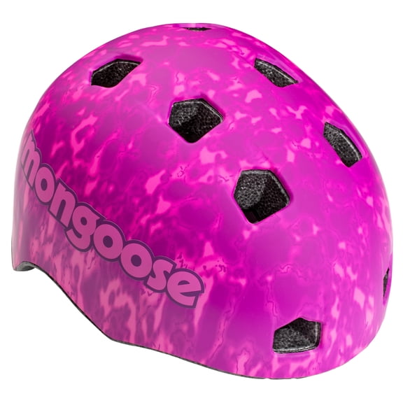 Mongoose All Terrain Youth Bicycle Multi-Sport Helmet, Ages 5 - 8, Unisex, Purple