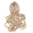 thumbnail image 1 of Peluca de parte Central Rizada Larga oro claro Sunnimix para muñeca 1/3 BJD Doll Wig, 1 of 8