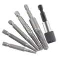 thumbnail image 1 of koolsoo Bolt Screw Extractor Set Screw Remover 1/4 inch Shank Tap Extractors for Damaged, 1 of 8