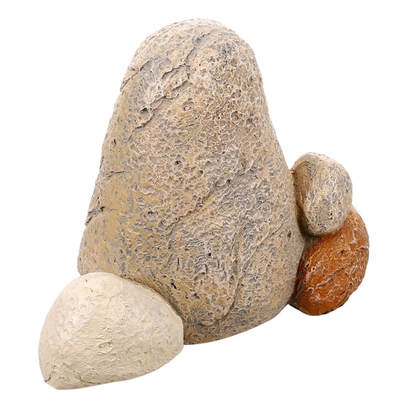 LABSERRON Resin Stone-like Key Storage Holder For Outdoor Garden Hidden Key .8x4.3x2.9in