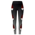 thumbnail image 5 of AOOCHASLIY Women Christmas Pants Fashion Casual Women Printed Gradient Span Ladies High Waist Wide Leg Trousers Yoga Pants Long Pants, 5 of 5