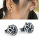 thumbnail image 1 of Un par de pendientes de calavera de lagarto punk de plata de ley 925, pendientes góticos hipoalergénicos, pendientes de camaleón, regalo para hombres, mujeres, regalos para compañeros de clase, amigos. Rojo Verde, 1 of 5
