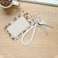 thumbnail image 4 of WIRESTER Slide-Open ID Badge Holder Keychain, Hard Plastic Card Case with Clear Window for ID, Credit Card, Bus Pass & Photo – Orange Tabby Cat Funny Playful Postures, 4 of 6