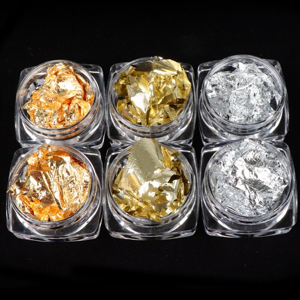 RIKONKA-purpurina holográfica para uñas, copos AB Shell, sirena, espejo Irregular, piezas de papel de aluminio, lentejuelas, decoración artística para uñas