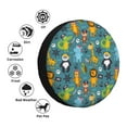 thumbnail image 4 of Salouo pirates animals Print Spare Tire Cover 14-17 inch Spare Tire Protector Universal Tough Tire Wheel Cover for Trailer SUV and Truck-15 inch, 4 of 6
