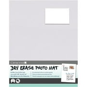 Dry-Erase 8"X10" Photo Mat Holds 2"X3" Photo-White, Pk 5, Crescent Cardboard Co