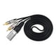 thumbnail image 4 of Cable de audio XLR macho a 2 RCA macho, divisor en Y, profesional, cable de interconexión de audio estéreo para altavoz, amplificador y micrófono., 4 of 8