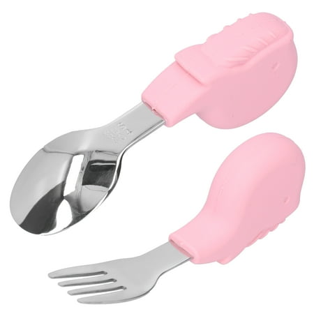 

Henmomu Toddler Training Utensils Set Training Fork And Spoon Set Vivid Colos With Fork For Food Eating For Gift