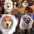 thumbnail image 4 of Dog Wig For Dogs For Dog Adjustable Wig For Dogs (White) Pet for Cats Cat Dog Doggy, 4 of 4
