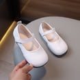 thumbnail image 5 of Staki School Girl Shoes Toddler Girl Dress Shoes Bow Dress School Shoes Princess Mary Jane for Toddler/Little Girl(White,8 Toddler), 5 of 6