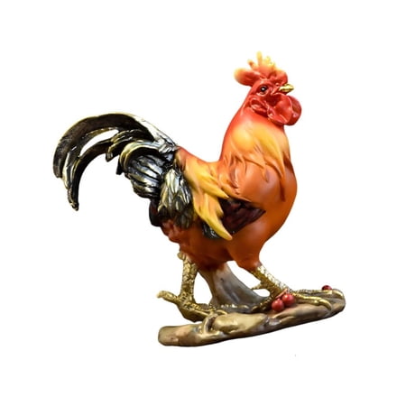 Yihuala Rooster Figurines Resin Chicken Figurines Statues Fengshui Sculpture Toy Decorative Ornament Collectibles