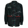 thumbnail image 3 of Gioberti Mens Checkered Flannel Jacket With Velvet Underlining, 3 of 5
