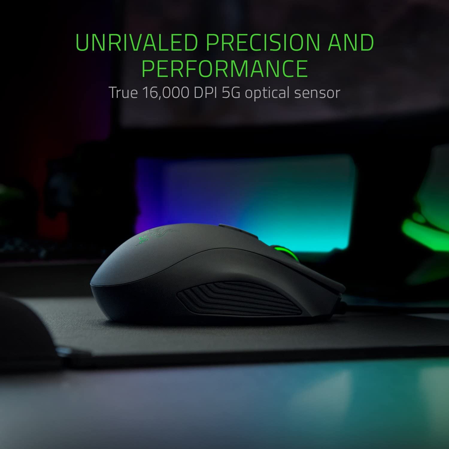 Razer Naga Trinity Gaming Mouse: 16,000 DPI Optical Sensor - Chroma RGB  Lighting - Interchangeable Side Plate w/ 2, 7, 12 Button Configurations -  