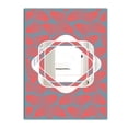 thumbnail image 2 of DESIGN ART Designart 'Pink and Blue Lines' Mid-Century Mirror - Large Printed Wall Mirror 23.7in.x31.5in., 2 of 5