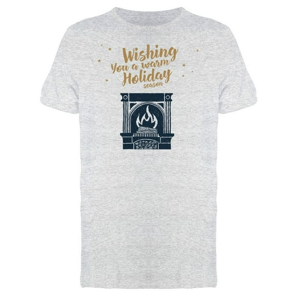 Wishing You Warm Holiday Season Tee Men's -Image by Shutterstock