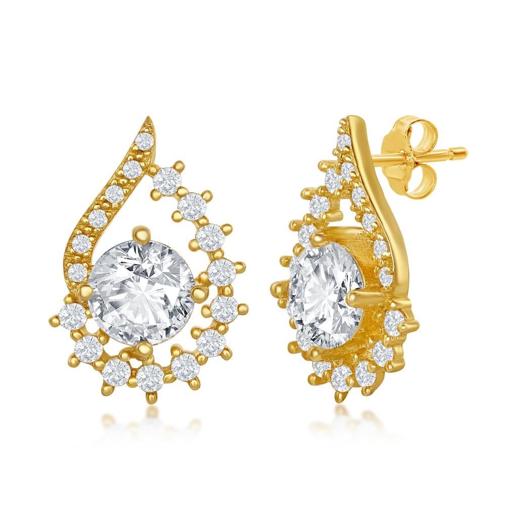 Mia Diamonds 14k Yellow Gold Textured Finish Square Tube Hoops Mia Diamonds 14k Yellow Gold Textured Finish Square Tube Hoops
