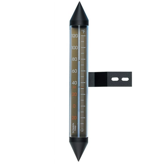 Outdoor Window Frame Thermometer Bronze