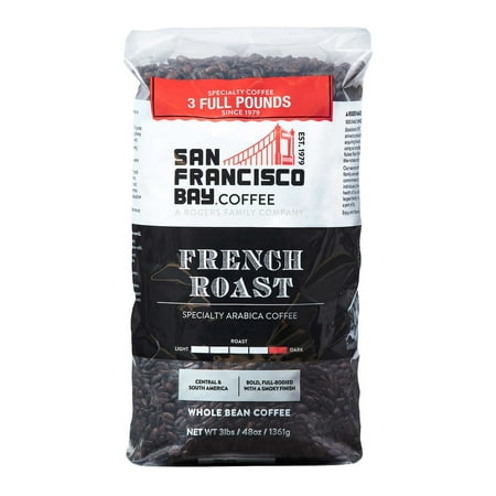 San Francisco Bay French Roast Coffee Whole Bean 3 Pounds