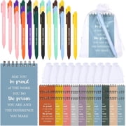 30 Pack Coworker Appreciation Gifts Set Motivational Notebooks with Ballpoint Pen Inspirational Thank You Gifts Bulk for Team Coworker Employees Teacher Christmas Appreciation Favors