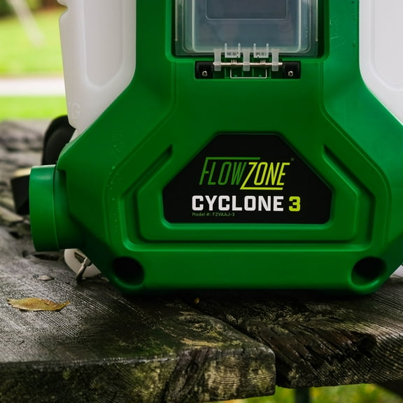 FlowZone Cyclone 4gal Battery Powered Lawn &Garden Sprayerwith Continuous-Pressure 18V/2.6Ah Battery