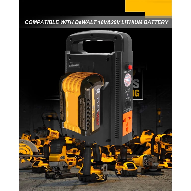 For Milwaukee 18V Battery Power Inverter – DC 15-21V To AC 110V With USB (200W Max)