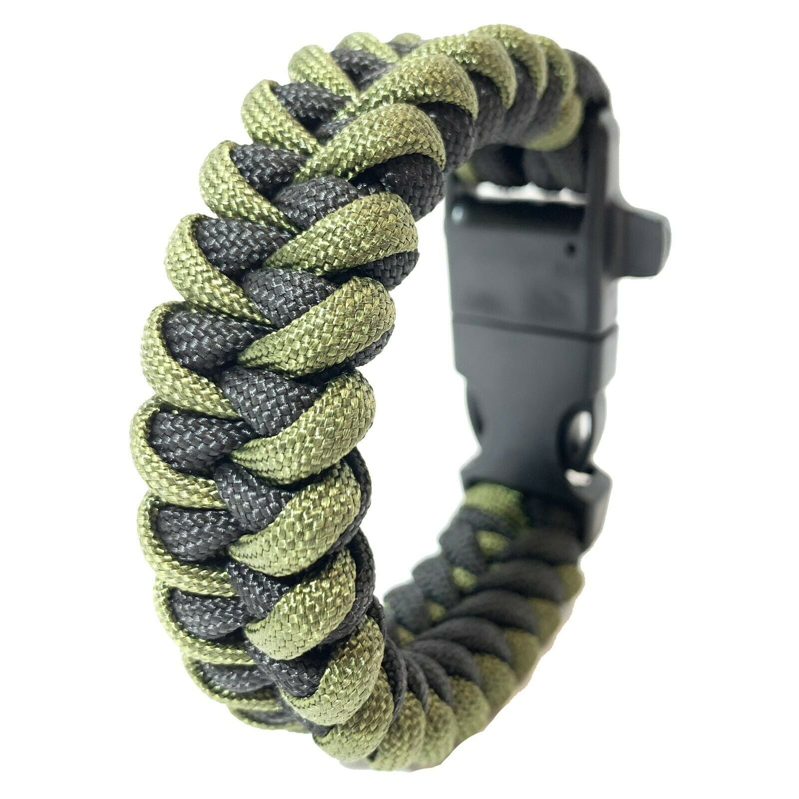 Kupra green black survival bracelet