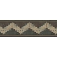 thumbnail image 3 of Dundee Deco Prepasted Wallpaper Border - Abstract Brown, Green, Maroon Ladder Pattern, 15 ft x 5.75 in, 3 of 5