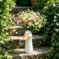 thumbnail image 5 of Goose Vase Clearance Resin Cute Flower Vase Goose Birthday Party Table Centerpieces White Animal Planter Pot Home Decor for Office Living Room Kitchen Bathroom Decor Housewarming Gifts, 5 of 9