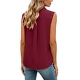 thumbnail image 6 of Aoiroe Womens Loose Fit Casual Tank Tops,Sleeveless Gym Athletic Workout Tops Beach Vacation Clothes Beach Cotton Tops Summer Clothes Fashion Outfits Spring Outfits 2026 Wine M, 6 of 8