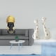 thumbnail image 2 of Figura De Resina De Pareja De Gatos Y Mujeres Africanas, Adorno De Mesa, Escultura Creativa, Regalo Para Decoración Del Hogar, Centro De Mesa Para Entrada, Repisa, Repisa De Comedor, Adorno, 2 of 8