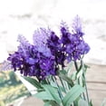 thumbnail image 3 of Dark Purple Artificial Lavender Bouquet - 10 Heads Fake Flowers for Home, Wedding, and Party Decor, 3 of 4