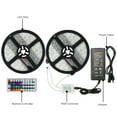 thumbnail image 2 of Simzone LED Strip Lights, 16.4 Ft Light Strip Color Changing Weather-Proof 5050 RGB LED 150 LEDs Adhesive Lighting Decoration Remote Control for Under Cabinet Kitchen Bedroom, 2 Pack, 2 of 6