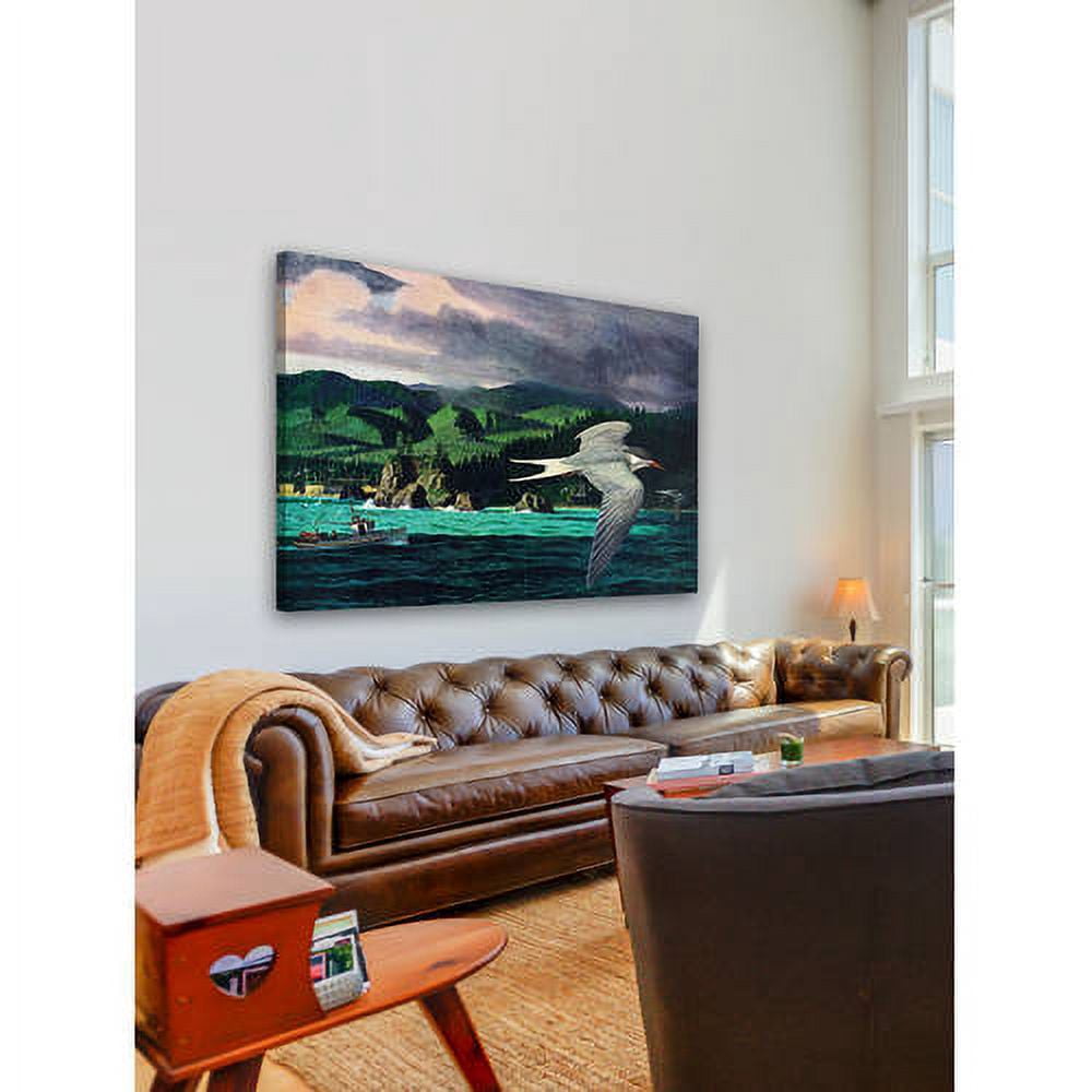 Marmont Hill "Terns in Flight" Painting Print on Wrapped Canvas