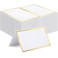 thumbnail image 1 of Place Cards PECULA 120 unidades, 5 x 9 cm, en blanco, rellenables con lámina dorada, 1 of 7