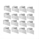 thumbnail image 1 of Clips de Madera Encolados Universales y Reutilizables para Ventanas con Tiradores y Tornillos, Embalados en 16 Unidades Plata, 1 of 5
