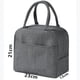 thumbnail image 4 of Bolsa térmica para el almuerzo, fiambrera pequeña, mini bolsa térmica impermeable para el almuerzo, bolsa impermeable para el almuerzo con papel de aluminio (9in*5.1in*8.3in) Sailing Electrónica, 4 of 5