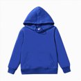 thumbnail image 4 of Gerichy Toddler Boys Girls Casual Hoodies Sweatshirt Solid Hooded Pullover Tops Long Sleeve with Pocket 3T-11T, 4 of 4