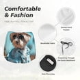 thumbnail image 6 of Lsque Stylish Dog in Denim Outfit Printed Women's Running Shorts with Liner Pockets,Elastic Quick Dry Workout Athletic Gym Yoga Shorts,Womens High Waist Shorts-, 6 of 9