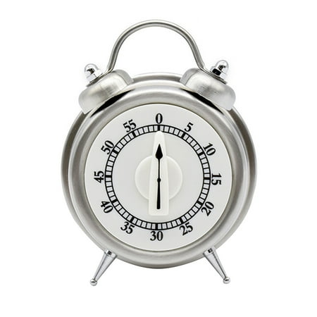 

Cooking Timer Countdown Mechanical Alarm Clock Stainless Steel Kitchen Baking Timing Reminder New