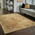 thumbnail image 3 of Oriental Weavers Andorra Area Rug - 6845D - 5'3" x 7'3" - in Gold/ Brown - Vintage Inspired, Stain Resistant, Family and Pet Friendly , Bedroom, Office Rug, 3 of 4