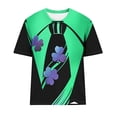 thumbnail image 4 of Puntoco Liquidación de camisetas cortas para mujer, nueva camiseta estampada informal de moda para mujer, camiseta de manga corta con cuello redondo, 4 of 4