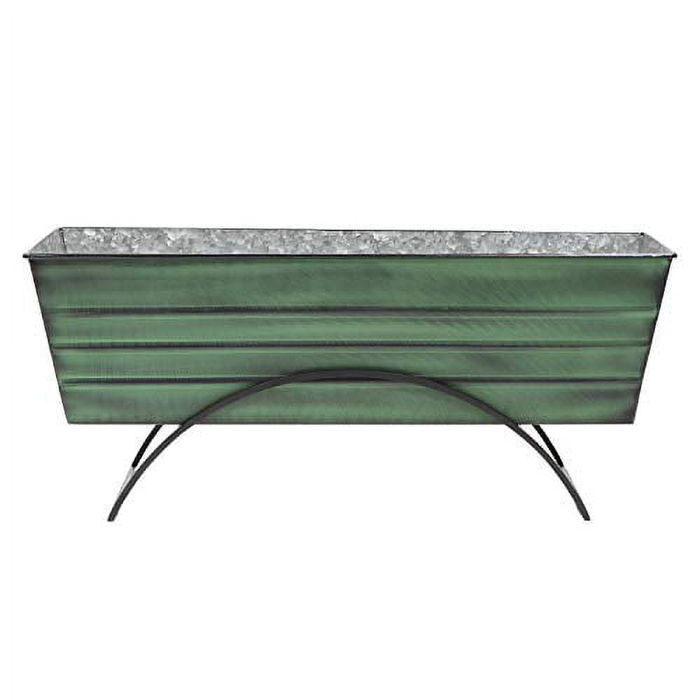 Achla VFB-06-S Odette Stand with Flower Box, Green - Large