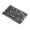 thumbnail image 3 of Adaptador convertidor M.2 a SATA Velocidad de transmisión rápida Práctica Tarjeta adaptadora de disco duro MSATA PCB para computadora, 3 of 12