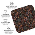 thumbnail image 4 of Disketp Floral Funny Coasters,4 Pcs Leather Coasters With Holder, Perfect Housewarming Hostess Gifts,Protect Furniture From Water Marks Scratch And Damage, 4 of 9
