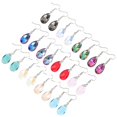 thumbnail image 2 of Conjunto de 12 pares de aretes colgantes de cristal Yashi, 2 of 3