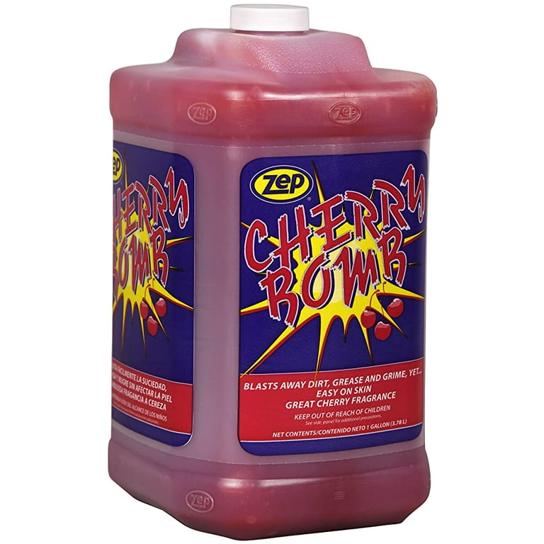 Zep Cherry Bomb Industrial Hand Cleaner Gel with Pumice Refill - 20 Gal (1 Drum) - 95150 - Heavy-Duty Shop Grade Formula
